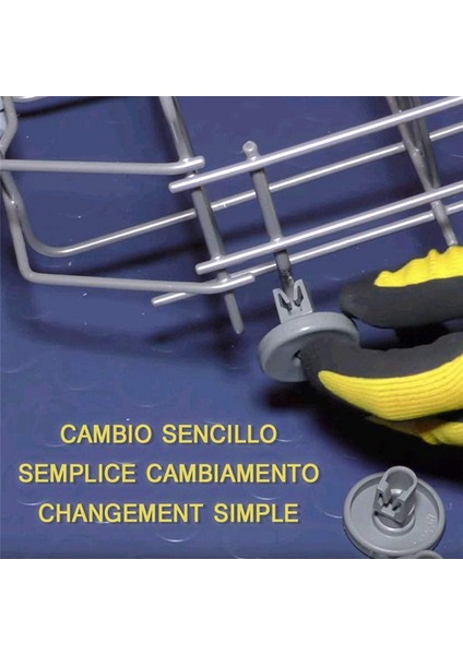 12 Adet Bulaşık Makinesi Tekerlekleri Alt Sepet Tekerlekleri Aeg Favorit Privileg Zanussi Bulaşık Makinesi Alt Sepet Tekerlekleri 40MM (Yurt Dışından) modelleri