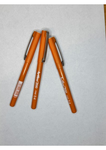 200 Fineliner 0.4mm Keçe Uçlu Kalem ( 1 Adet) modelleri