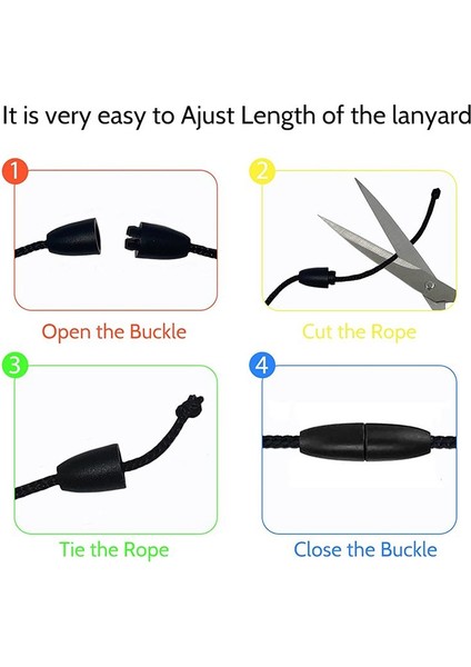 Kimlik Kartı ve Anahtarlar Için Gökkuşağı Kordonları Kordonlu Silikon Boncuklu Kırılma Kordonlu Sevimli Kimlik Tutucu (Yurt Dışından) modelleri