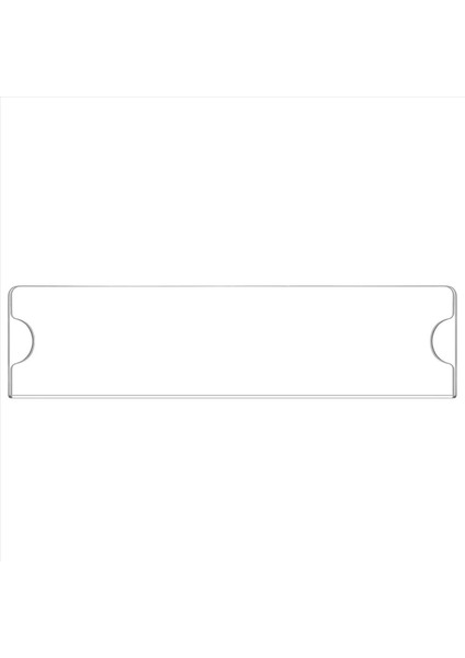 40X Akrilik Adı Plaka Tutucu Premium 2x8 Inç Açık Akrilik Plastik Işaret Tutucu Çerçeve Duvar Adı Plakalar Ofis Için (Yurt Dışından) fiyatları