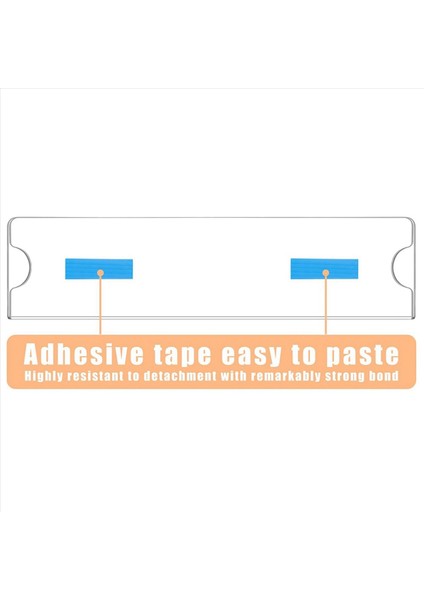 40X Akrilik Adı Plaka Tutucu Premium 2x8 Inç Açık Akrilik Plastik Işaret Tutucu Çerçeve Duvar Adı Plakalar Ofis Için (Yurt Dışından) indirimleri