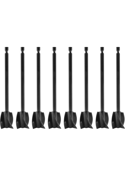 Güçlü Karıştırma Için 8 Adet Reçine Karıştırıcı Epoksi Matkap Için Yeniden Kullanılabilir Çok Amaçlı Epoksi Epoksi ve Boya Karıştırıcı Matkap (Yurt Dışından)