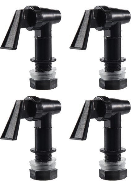 4 Parça Yedek Soğutucu Musluk Su Şişesi Sürahisi, Dispenser Musluk Seti, Tekrar Kullanılabilir Musluk Musluğu Su Içecek Dispenseri C (Yurt Dışından)