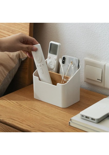 Uzaktan Kumanda Tutucu Masa Depolama Organizatör Kutu Konteyneri Masa Ofis Malzemeleri Ev (Yurt Dışından) modelleri