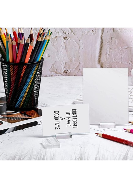 50PCS Akrilik Standlar Yer Kart Tutucuları 1 2 Inç Tablo Numarası Standlar Tablo Düğün Fotoğrafları (Yurt Dışından) fırsatları