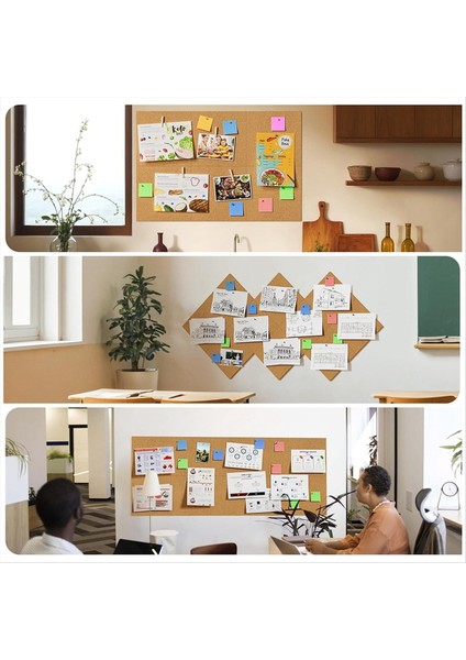 12 Inç x 12 Inç Karoları 6 Paket Tahtaları Güvenli Çıkarılabilir Yapıştırıcı Sekmeleri Büyük Bülten Tahtaları (Yurt Dışından) fırsatları