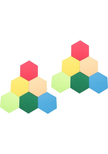 12 Paket Altıgen Keçe Tahtası Kendi Kendine Yapışkan Bülten Notu Fotoğraf Tahtaları (Yurt Dışından)