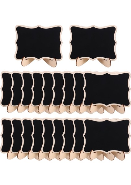 Mini Kara Tahta Tabelası 20 Paket Düğün Doğum Günü Partileri Mesaj Panosu Işaretleri ve Etkinlik Süslemeleri Için Küçük Kara Tahta Tahtası (Yurt Dışından)