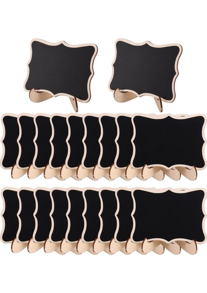 Mini Kara Tahta Tabelası 20 Paket Düğün Doğum Günü Partileri Mesaj Panosu Işaretleri ve Etkinlik Süslemeleri Için Küçük Kara Tahta Tahtası (Yurt Dışından) modelleri