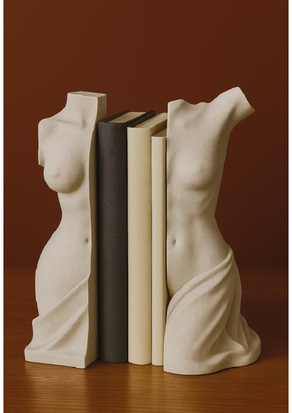 2'li Roma Heykeli Kitap Tutucu Kitaplık Dekoru Book Nook fiyatları