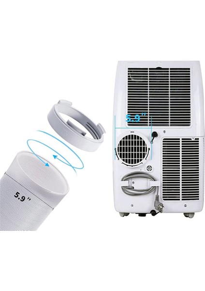 Klima Egzoz Hortumu Dairesel Bağlantı Parçası 5.9 Inç Klima Hortumu Bağlantı Parçası Aksesuarları (Yurt Dışından) modelleri