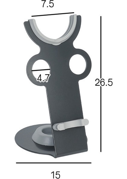 Laifen Saç Kurutma Makinesi Standı Dikey Banyo Çizilmez Saç Kurutma Makinesi Depolama Rafı Gri (Yurt Dışından) fırsatları