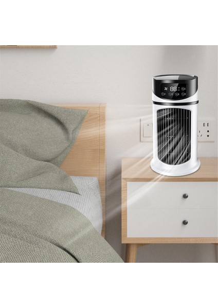 Klima Fanı, Nemlendirme Arıtma Hava Soğutucu, Düşük Gürültü 6 Saat Zamanlama Kliması 6 Rüzgar Hızı (Yurt Dışından) indirimleri