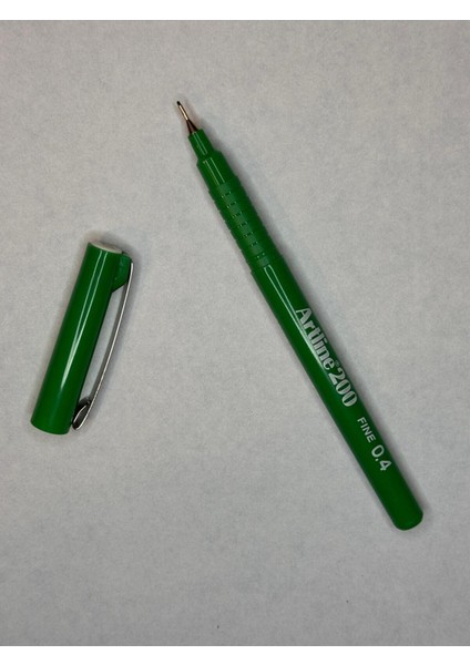 200 Fineliner 0.4mm Keçe Uçlu Kalem ( 3 Adet) modelleri