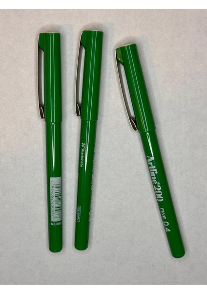 200 Fineliner 0.4mm Keçe Uçlu Kalem ( 3 Adet) fırsatları
