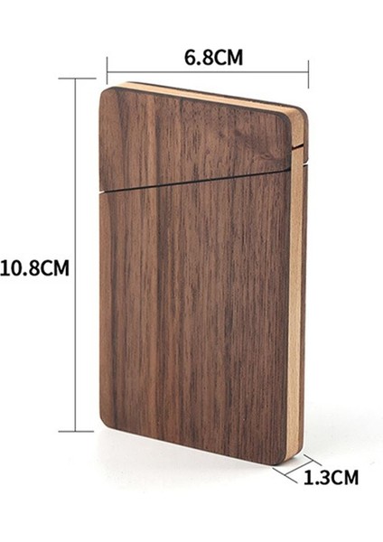 Taşınabilir Ahşap Kartvizit Vaka Erkek ve Kadın Iş Kartı Tutucu Taşınabilir Ceviz Ahşap (Yurt Dışından) modelleri