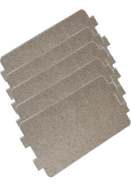 5 Adet Kalınlaşmış Dalga Kılavuzu Yedek Parça Aksesuarları Kapağı Mikrodalga Fırın Kapak Sayfası Evrensel Tamir Mika Plaka (Yurt Dışından)