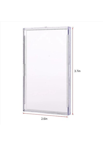 Kartlar Kollu Üst Yükleyiciler 30 Sert Plastik Kart Koruyucusu Temiz Kart Tuğlası + 6 Ekran Standı (Yurt Dışından) indirimleri