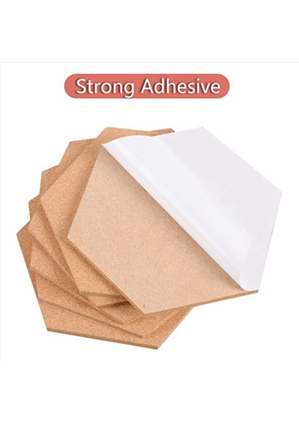 36PCS Hexagon Cork Tahtası Fayans Duvar Not Panoları Için Kendi Yapışkan Kalın Mantarlar Pin Tahtası Dekoratif Bülten Kurulu (Yurt Dışından) indirimleri