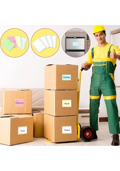 72PCS Kendinden Yapışkanlı Etiket Kart Tutucu Dizin Cepleri Tutucu 6x8 5cm Temiz Plastik Kart Tutucu Yapıştırıcı Etiket Tutucusu (Yurt Dışından) fırsatları
