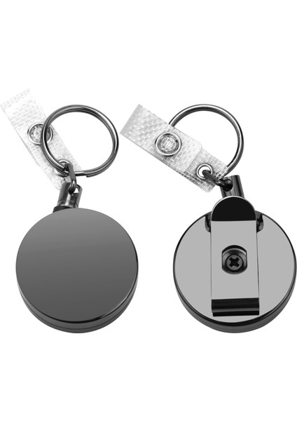 2 Paket Ağır Hizmet Geri Çekilebilir Rozet Tutucu Makarası Metal Kimlik Rozeti Tutucu Kemer Klipsli Anahtar Yüzük Kart Anahtar Kezleri Siyah (Yurt Dışından) fiyatları