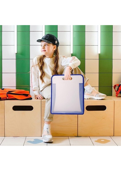 4pcs Not Defteri Kağıt Depolama Kağıt Depolama Organizatörü 12X12 Kağıt Için Şeffaf Not Defteri Scrapbook Fotoğraflar El Sanatları Mavi (Yurt Dışından) modelleri