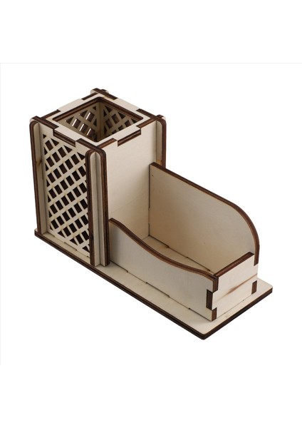 Ahşap Kartvizit Tutucu Pen Yuvası Kartvizit Standı Masa Ahşap Ekran Ofis Masa (Yurt Dışından)