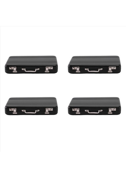 4x Kart Kartı Kılıf Mini Taşıma Kılıf Kılıf Kılıf Kart Kartı Şifre Kılıfı Yalnızca Kart Kartvizit V Vb Siyah (Yurt Dışından)