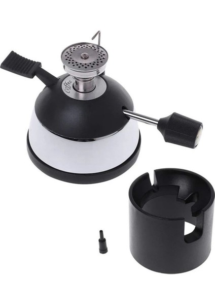 Mini Masa Üstü Bütan Gaz Brülörü Alev Kafası ile Sifon Kahve Isıtıcı Makinesi Kahve Makinesi Mocha Pot Gaz Sobası (Gaz Yok) (Yurt Dışından)