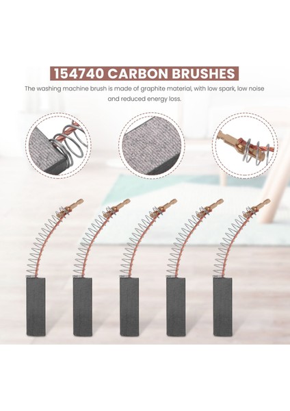 Çamaşır Makinesi Karbon Fırçalar 154740 Karbon Fırçalar Motorlu Bosch Siemens Çamaşır Makinesi Için Karbon Fırçalar 8 Adet (Yurt Dışından) fırsatları
