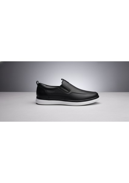 GR0436 Hakiki Deri Topuksuz Günlük Kullanım Hafif Eva Taban Casual Klasik Ayakkabı