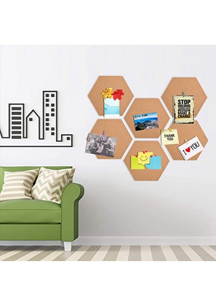 24PCS Hexagon Cork Tahtası Fayans Duvar Not Panoları Için Kendi Yapışkan Kalın Mahkeme Sahilleri Pin Tahtası Dekoratif Bülten Kurulu (Yurt Dışından) indirimleri