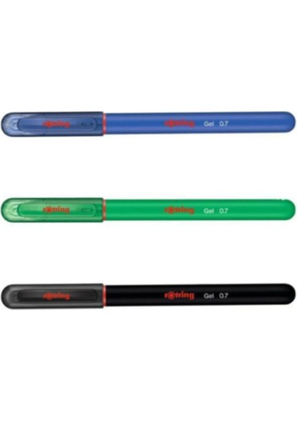 Jel Pilot Kalem 0.7mm Siyah-Mavi-Yeşil