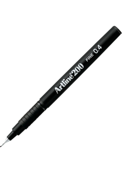 200 Fine 0.4 Fineliner Keçeli Kalem Siyah