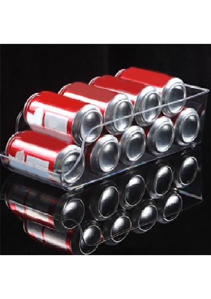 Soda Kutusu Dağıtıcısı 4 Adet Şeffaf Kutu Düzenleyici Kiler, Buzdolabı, Dondurucu ve Buzdolabı Düzenleyicileri ve Depolama Için Şeffaf (Yurt Dışından) indirimleri