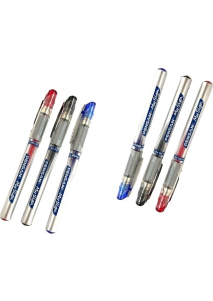 My Sıgn Jel Roller Kalem Mavi-(1mm) / ( 3 Farklı Renk 6 Adet )