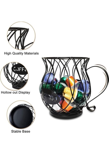 K Cup Kahve Kapsül Depolama Rafı Kahve Kapsül Rafı Büyük Kapasiteli Kahve Kapsül Depolama Rafı Beyaz (Yurt Dışından) fırsatları