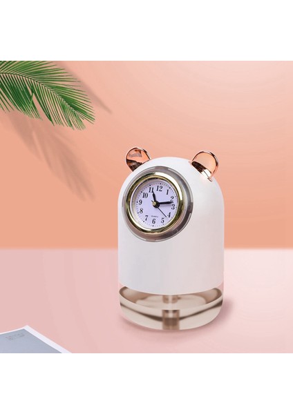 Yeni Çift Sprey Sevimli Hayvan USB Mini Saat Nemlendirici Ev Yatak Odası Dilsiz Küçük Büyük Kapasiteli Pembe (Yurt Dışından) fırsatları