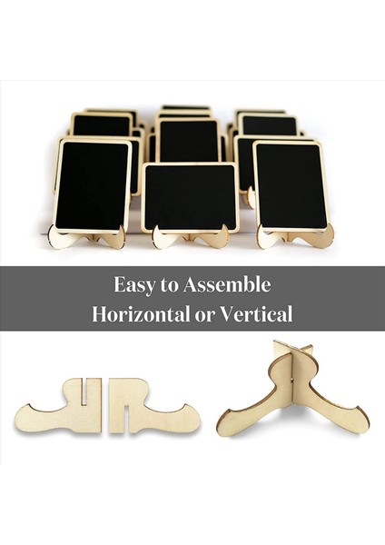 36PCS Mini Kara Tahta Partisi Partisi Gıda Etiketleri Parti Büfe Masası Parti Için Küçük Kara Tahta Işaretleri (Yurt Dışından) fiyatları