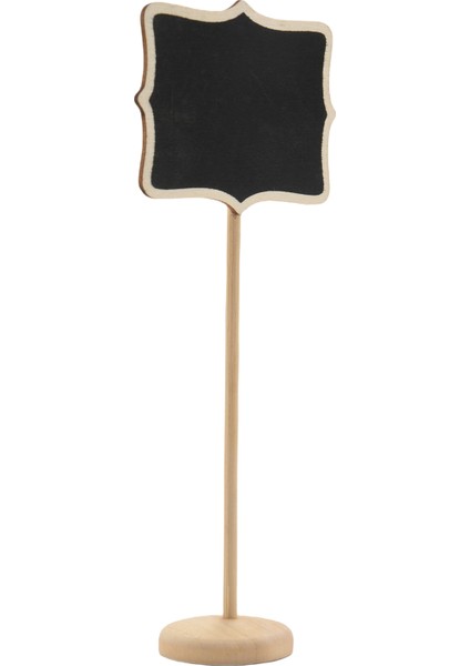 20 Paket Ahşap Mini Kara Tahta Işaretleri Stant ve Çıkartma ile Tahtalar Küçük Dikdörtgen Siyah Tahta (Yurt Dışından) indirimleri