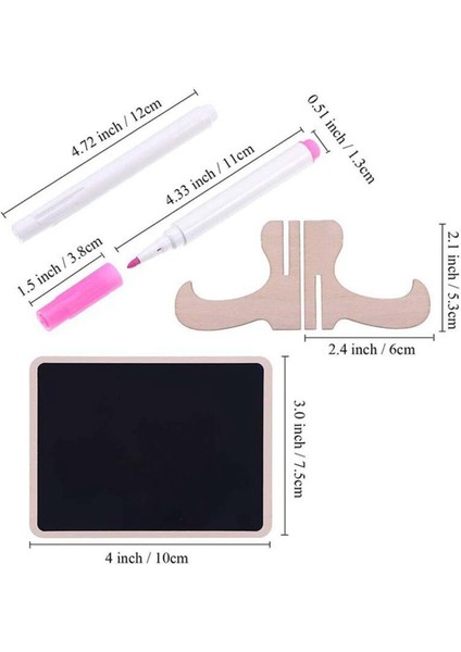 Mini Kara Tahta Etiket Işaretleri 20 Paket Çerçeveli Şövale Standı Ahşap Tahta Açık Büfe Gıda Işaretleri Düğün Yeri Kartları (Yurt Dışından) fiyatları