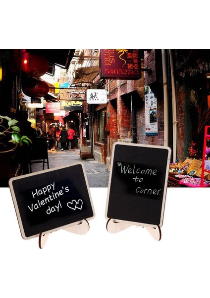 Mini Kara Tahta Etiket Işaretleri 20 Paket Çerçeveli Şövale Standı Ahşap Tahta Açık Büfe Gıda Işaretleri Düğün Yeri Kartları (Yurt Dışından) indirimleri