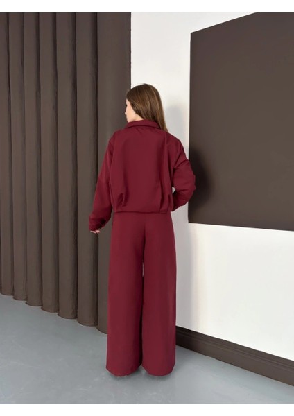 Trenç Takım Alt Üst Bordo Ons modelleri