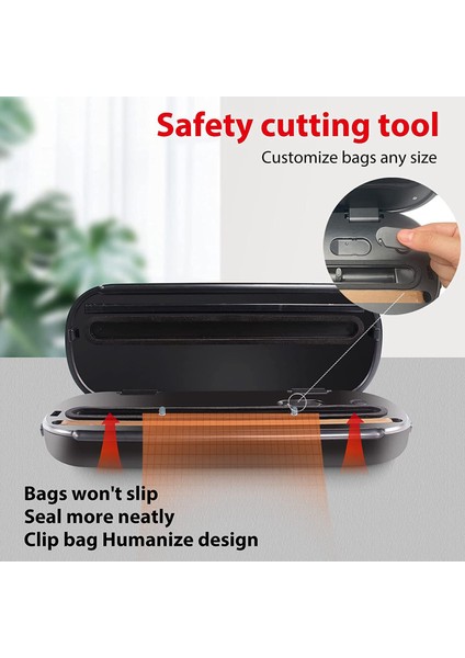 Vakum Kapatma Makinesi, Gıda Depolama Için Otomatik Gıda Tasarrufu Vakum Kapatma Makinesi, Islak ve Kuru Gıdalar Için Kapatıcı Ab Tak (Yurt Dışından) fiyatları