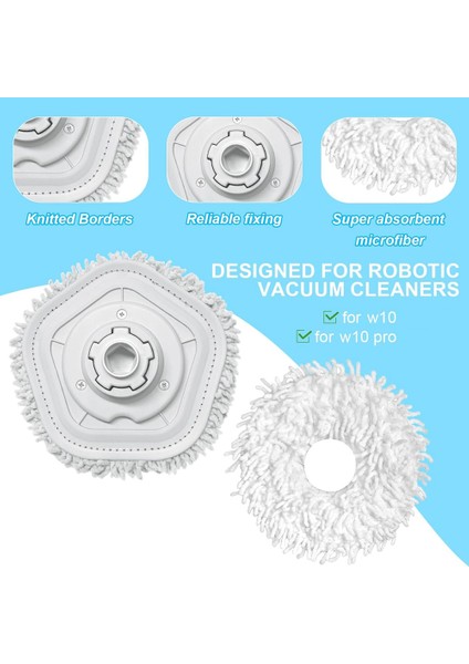 Tutuculu Paspas Bezi, Dreame W10, W10 Pro, W10 Ultra Temizlik Maddesi Yedek Parçaları Için Temizlik Paspası (Yurt Dışından) modelleri