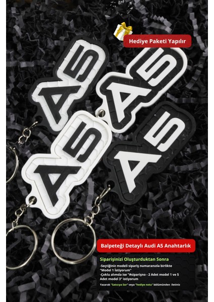 Audi A5 Araba Anahtarlığı Model 1