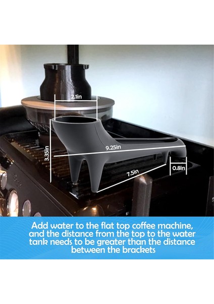 Espresso Makinesi Su Tankı Hızlı Huni, Breville Espresso Makinesi Için Kahve Makinesi Su Musluğu Uzun Su Hunisi (Yurt Dışından) modelleri