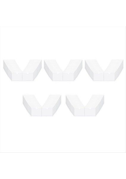 180PCS Kendinden Yapışkanlı Etiket Kart Tutucu Dizin Cepleri Tutucu 6x8 5cm Temiz Plastik Kart Tutucu Yapıştırıcı Etiket Tutucusu (Yurt Dışından)