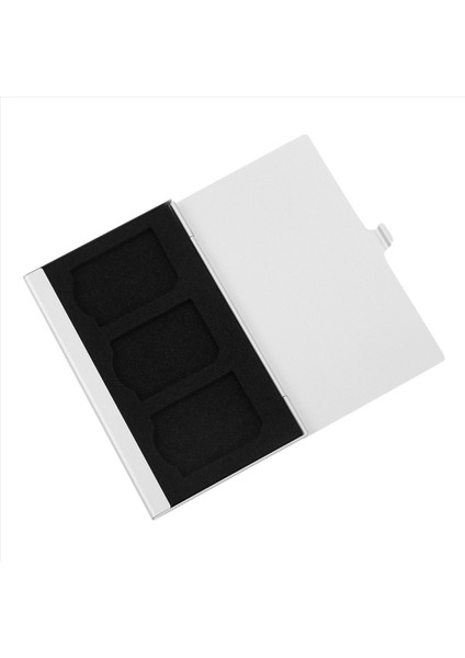 6x Alüminyum Alaşım Bellek Kartı Kılıf Kart Kutu Tutucuları 3 Pcs Sd Kartları (Yurt Dışından) fiyatları