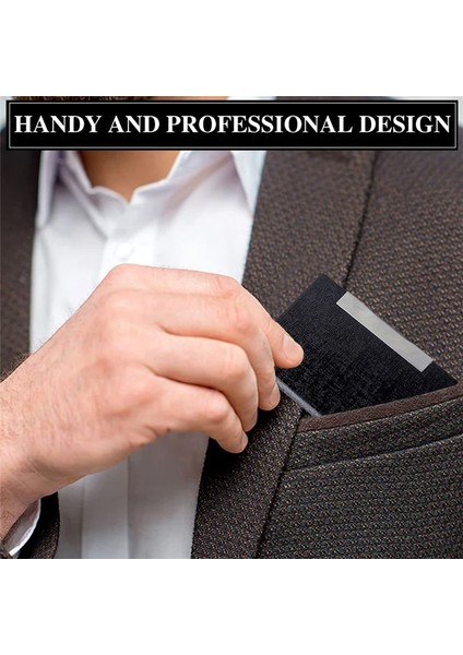 Kadınlar/erkekler Için Profesyonel Kartvizit Sahibi 4pcs Pu Deri Metal Kredi Kartı Tutucu Rfıd Engelleme Kart Sahibi (Yurt Dışından) modelleri